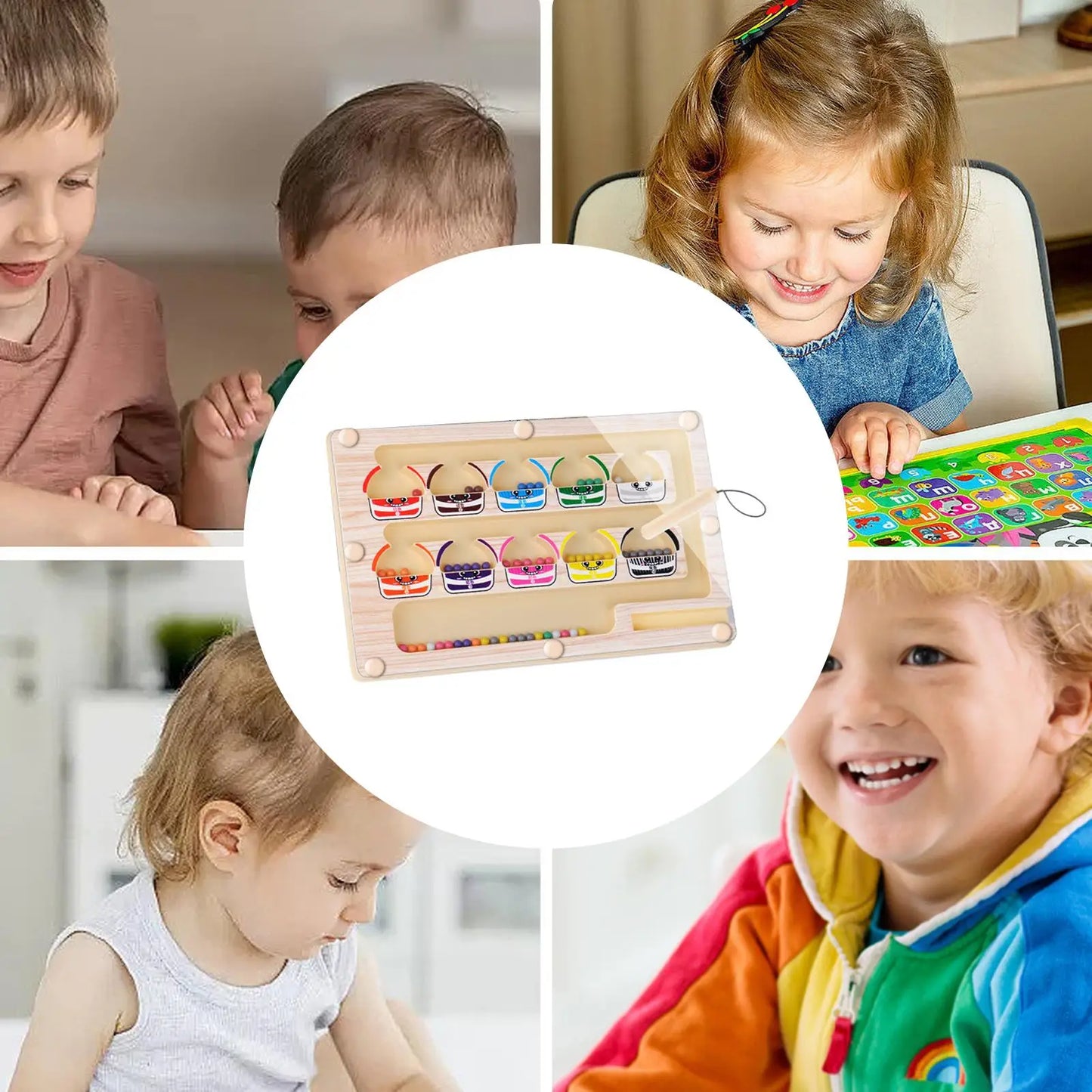 MagniCouleurs™ – Jeu Montessori Magnétique