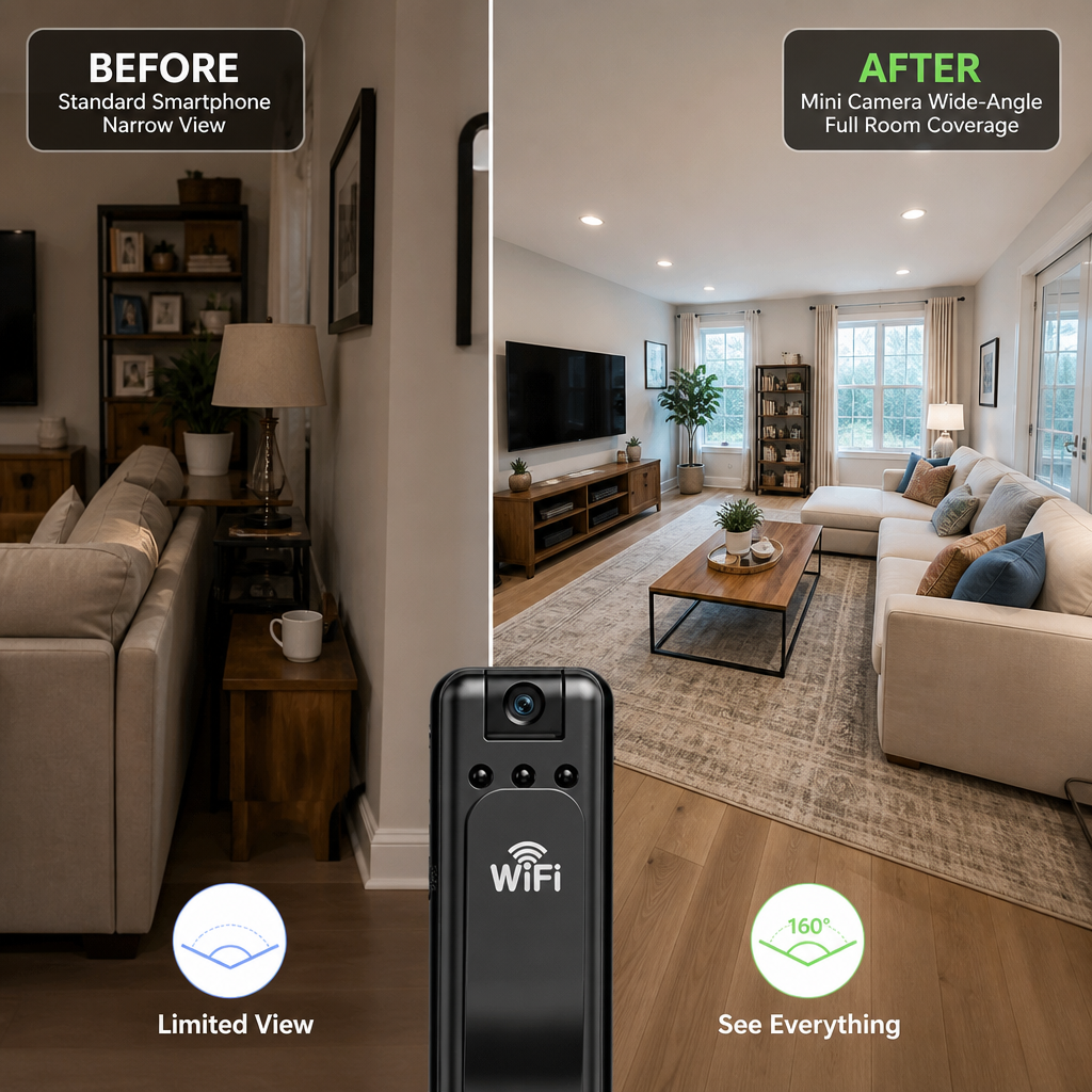 🏆 SecureCam™ – Mini Caméra WiFi Intelligente