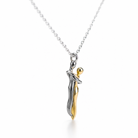 Collier Élégance Intemporelle™ – Pendentif Vintage pour Couple | Cadeau Romantique