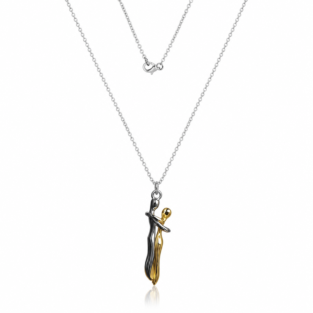 Collier Élégance Intemporelle™ – Pendentif Vintage pour Couple | Cadeau Romantique