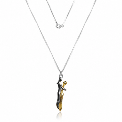 Collier Élégance Intemporelle™ – Pendentif Vintage pour Couple | Cadeau Romantique