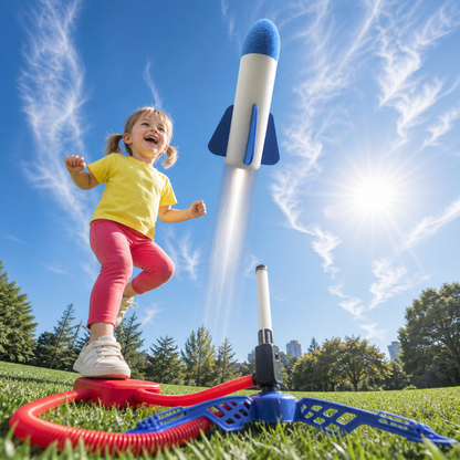 🚀 RocketJump™ – Lance-Fusées à Air pour Enfants
